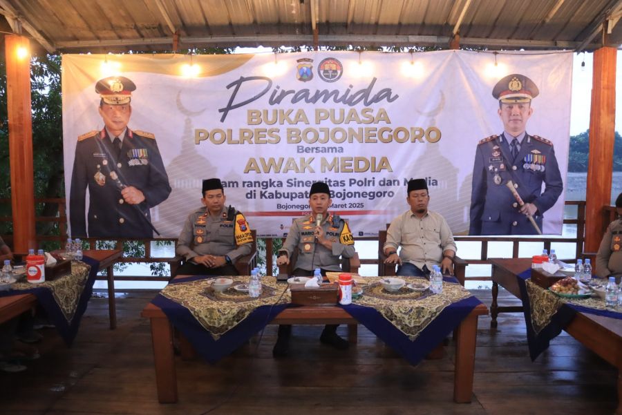 Polres Bojonegoro Gelar Piramida, Perkuat Sinergitas Polri dan Media
