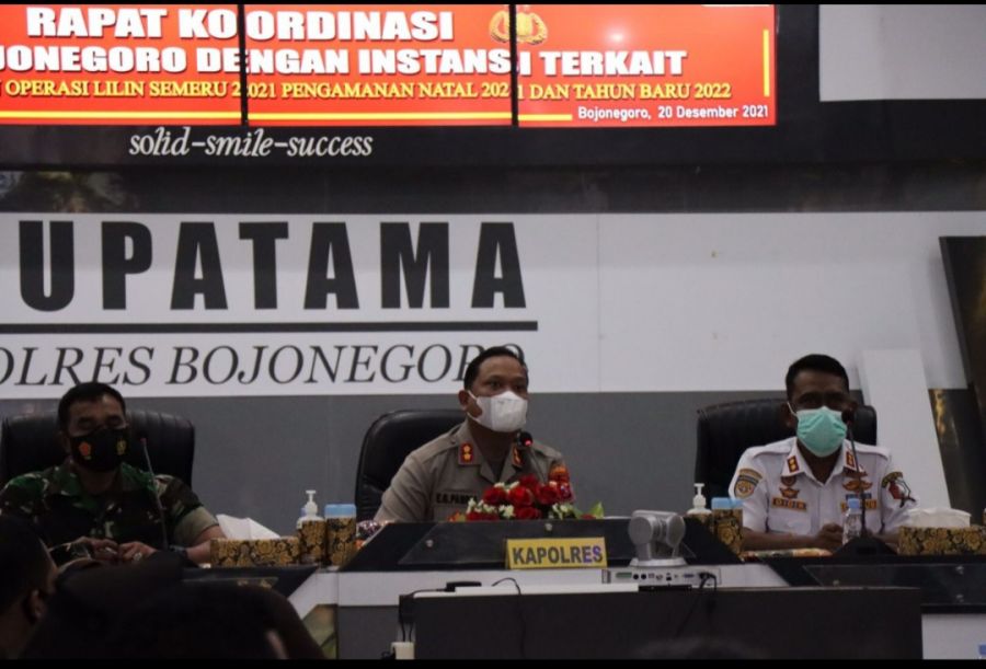 Polres Bojonegoro Gelar Rakor Bersama Instansi Terkait, Pengurus Gereja dan Elemen Masyarakat