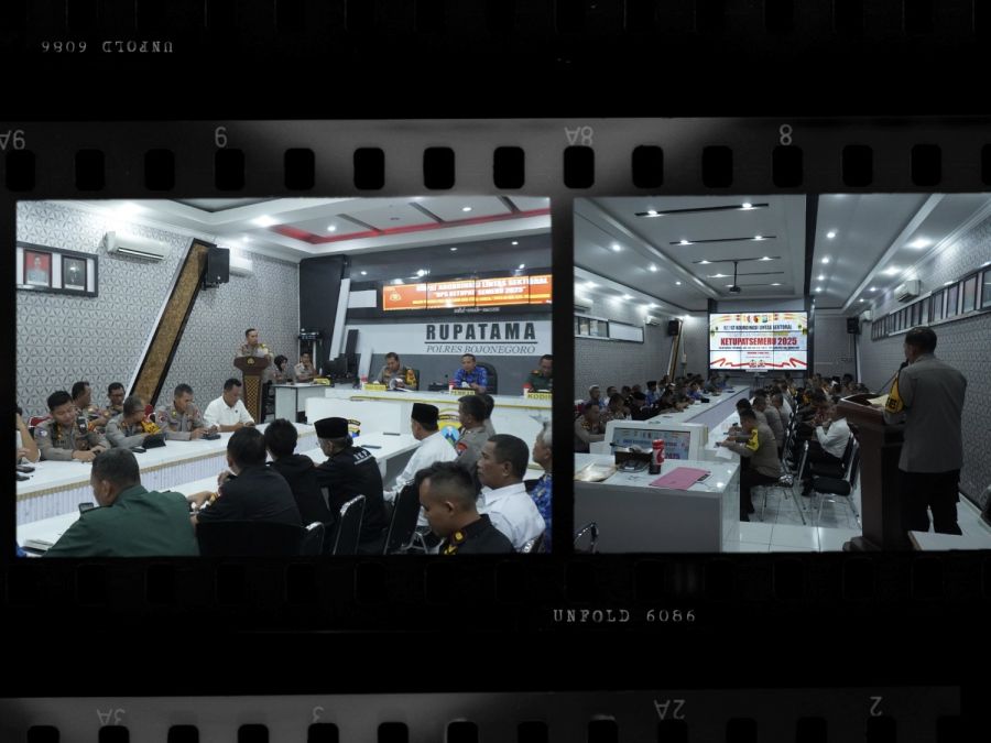 Polres Bojonegoro Gelar Rakor Lintas Sektoral Operasi Ketupat Semeru 2025