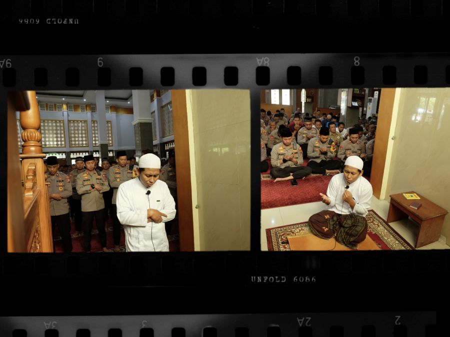 Polres Bojonegoro Gelar Shalat Gaib dan Doa Bersama