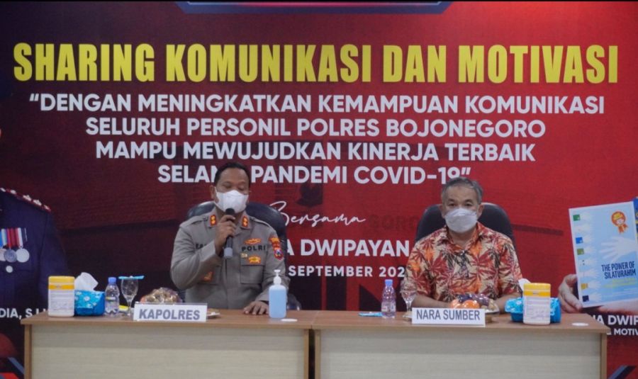 Polres Bojonegoro Gelar Sharing Komunikasi dan Motivasi