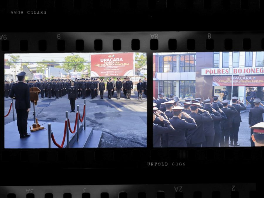 Polres Bojonegoro Gelar Upacara Peringatan Hari Kesaktian Pancasila