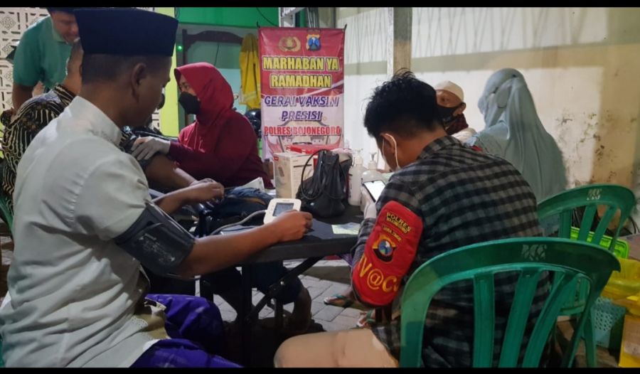 Polres Bojonegoro Genjot Vaksinasi Booster Saat Ramadhan