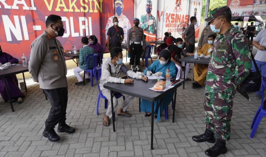 Polres Bojonegoro Genjot Vaksinasi Covid-19