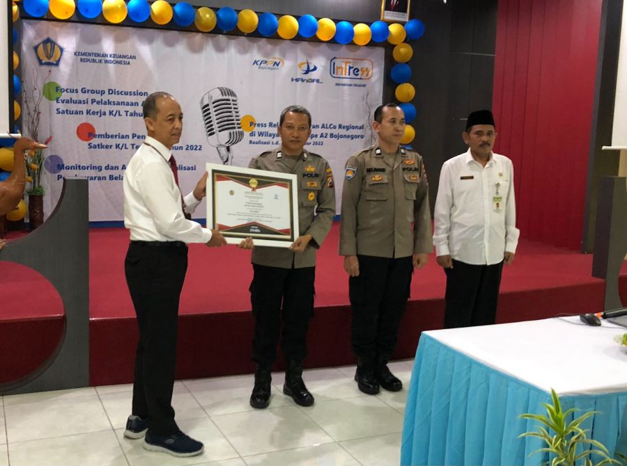 Polres Bojonegoro Raih Peringkat 1 IKPA Terbaik