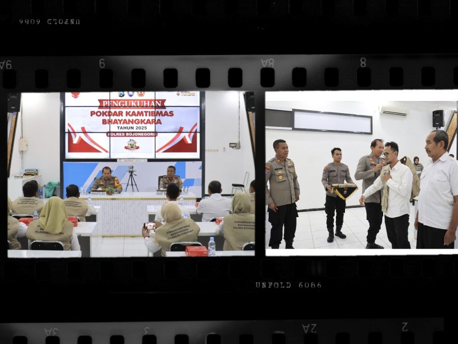 Polres Bojonegoro Resmi Melantik Pengurus Pokdar Kamtibmas Bhayangkara