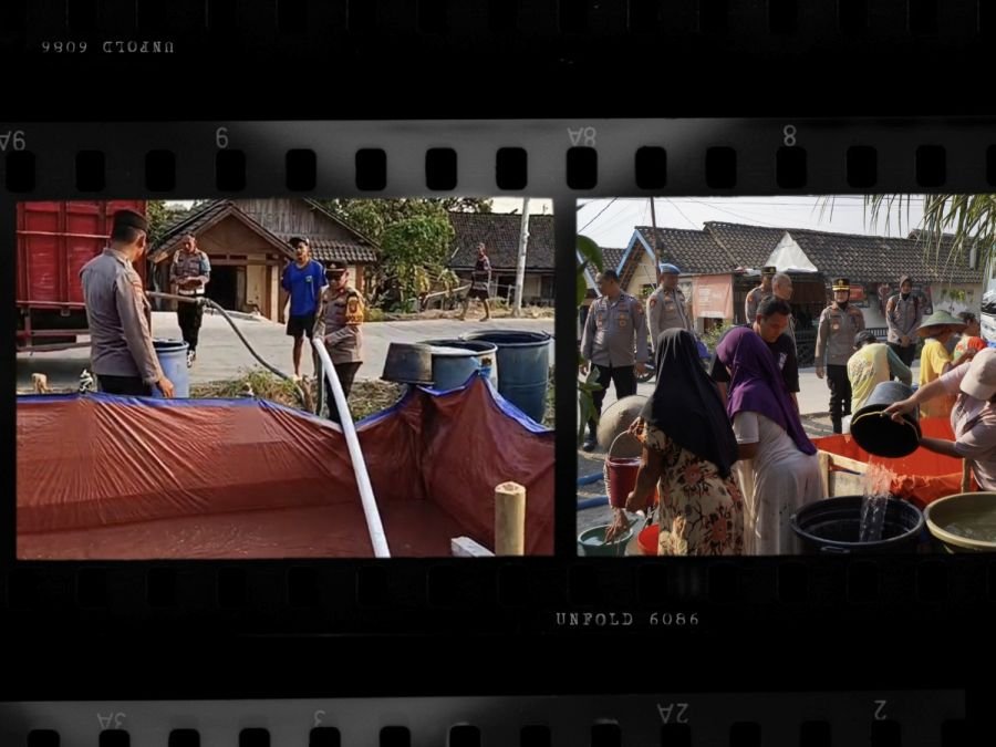 Polres Bojonegoro Salurkan 30 Ribu Liter Air Bersih