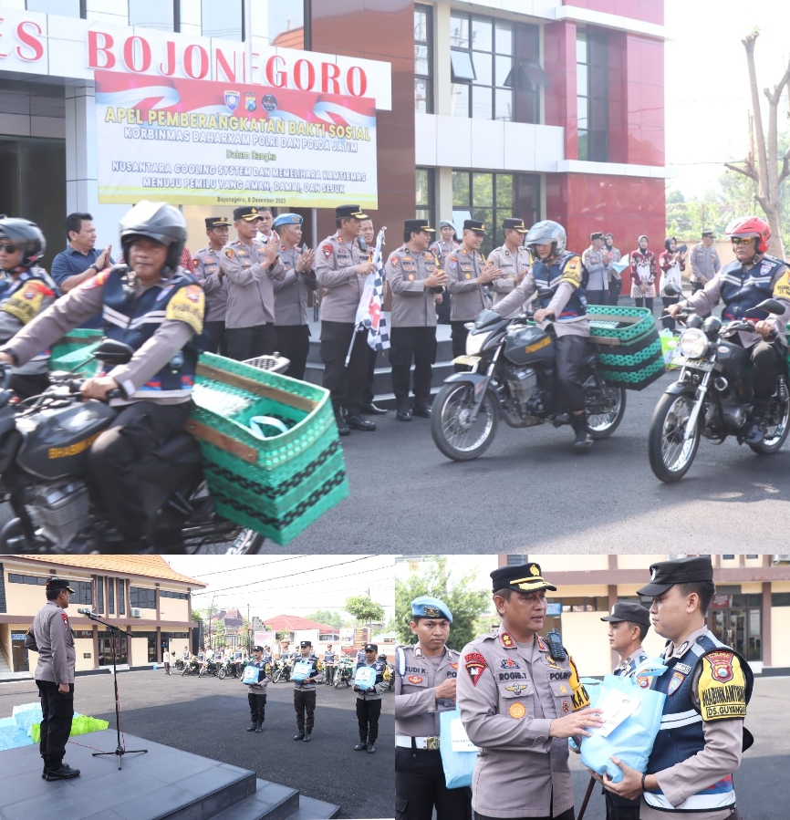 Polres Bojonegoro Salurkan 500 Paket Bansos Melalui Operasi NCS