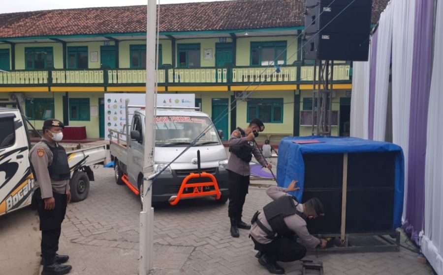 Polres Bojonegoro Sterilisasi Area Konferwil XXII PW IPNU Jawa Timur