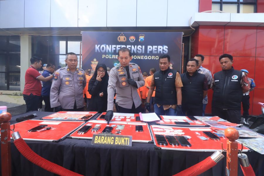 Polres Bojonegoro Ungkap 17 Kasus Narkotika dan Okerbaya