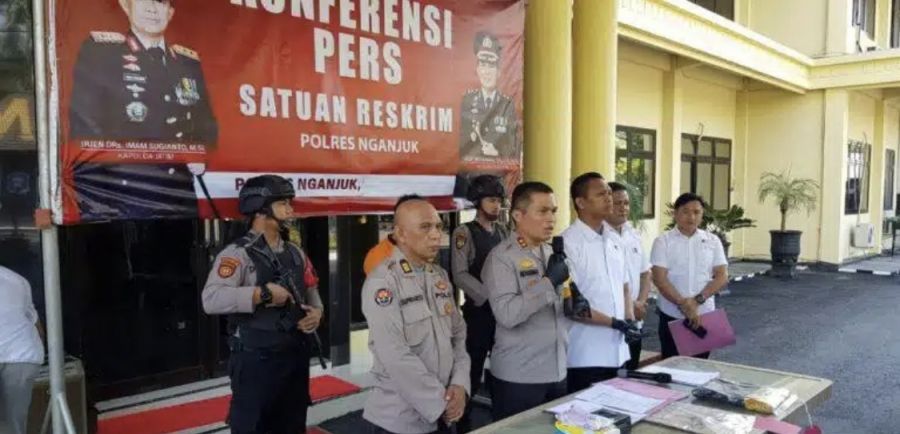 Polres Nganjuk Tangkap Pelaku Pencuri Pompa Air Pertanian yang Beraksi di 8 TKP