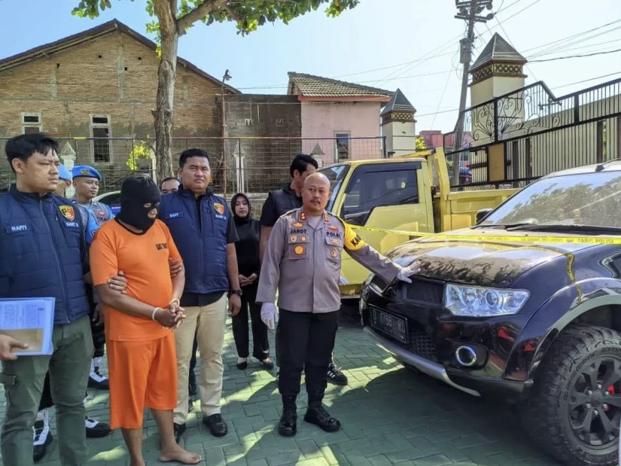 Polres Wonogiri Tangkap Tersangka Penadah Mobil Bodong, Sita 12 Unit Kendaraan