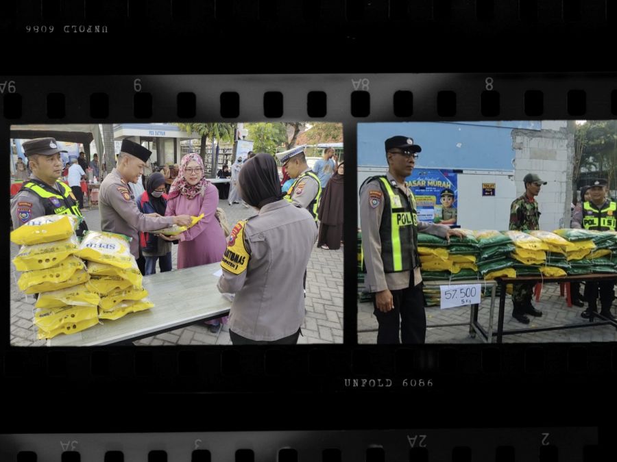 Polsek Bojonegoro Kota Gandeng Pemuda Muhammadiyah Gelar Gerakan Pangan Murah