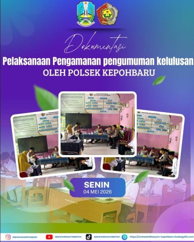 Polsek Kepohbaru Amankan Pengumuman Kelulusan