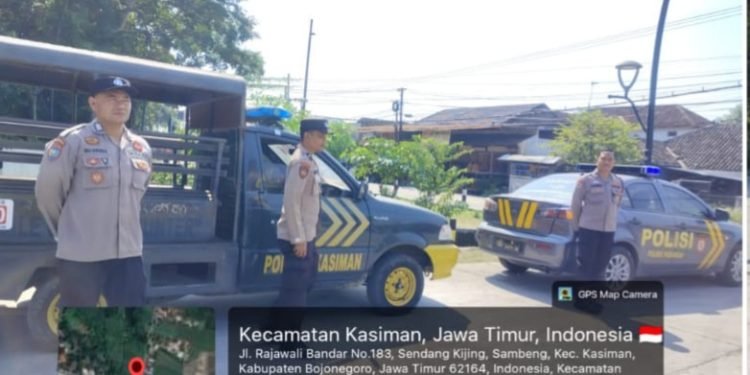 Polsek Padangan Laksanakan Patroli Bersinggungan