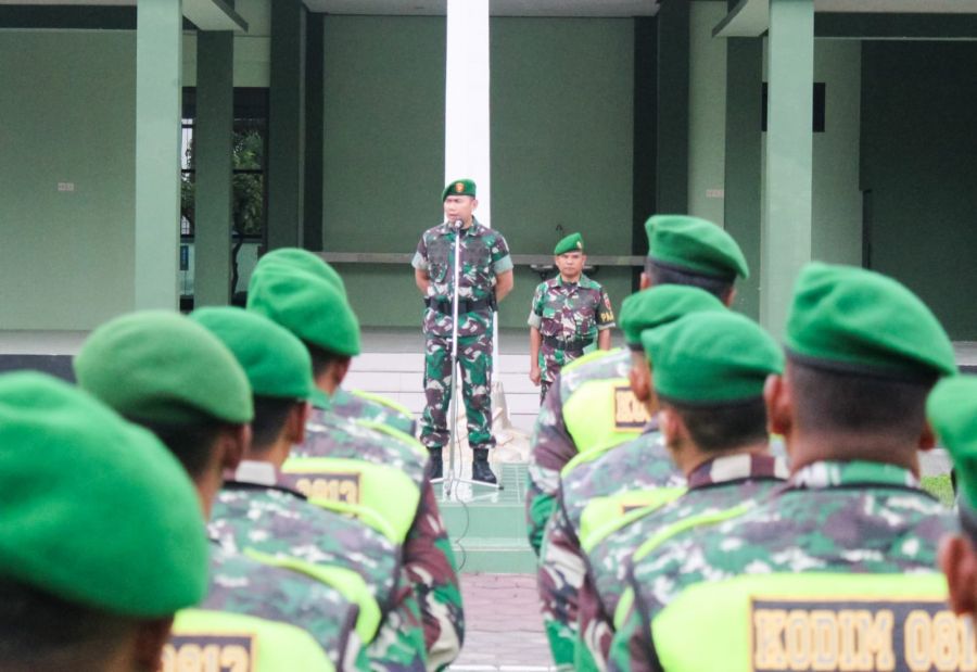 Prajurit TNI Kodim 0813 Bojonegoro Siap Amankan Pemilu 2024