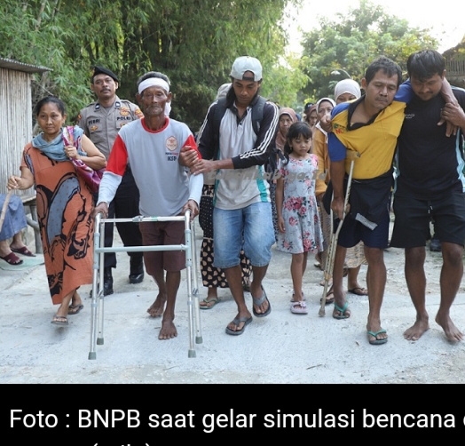 Puncak Peringatan Hari Kesiapsiagaan Bencana, BNPB Kabupaten Tuban Gelar Simulasi Bencana