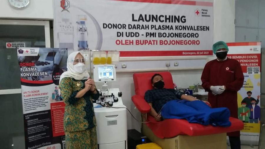 Punya Alat Sendiri, PMI Bojonegoro Langsung Proses 5 Pendonor Plasma Konvalesen