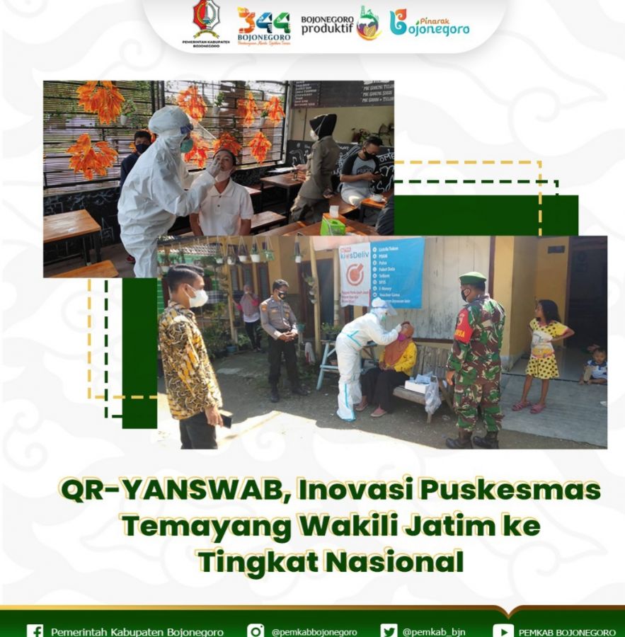 QR-YANSWAB, Inovasi Puskesmas Temayang Wakili Jatim ke Tingkat Nasional