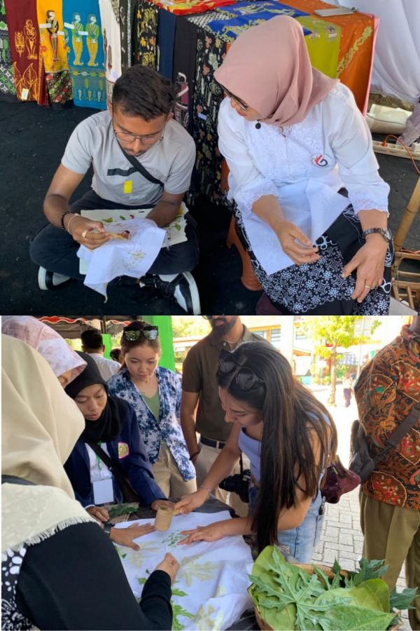 Rangkaian B-TIFF, Delegasi 4 Negara Ikuti Demo Proses Membuat Aneka Produk Khas Bojonegoro
