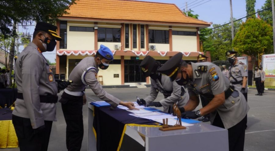 Rotasi Jabatan Utama Polres Bojonegoro, Wakapolres, Tiga Kasat Dan Enam Kapolsek Resmi Diganti