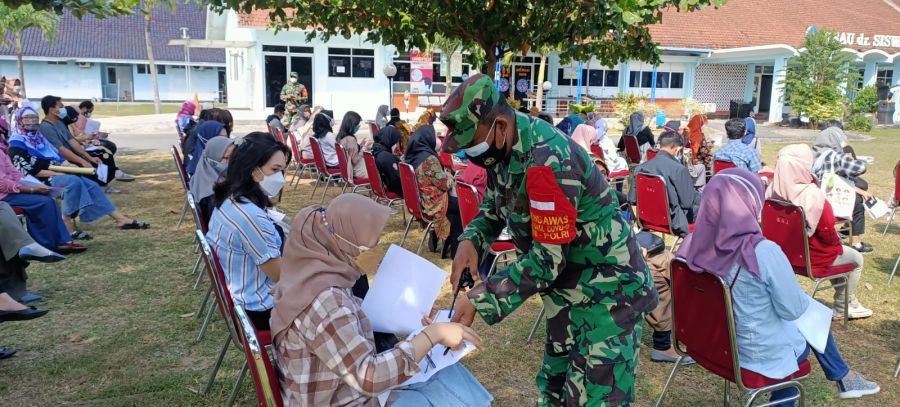 RSAU dr Siswanto Lanud Smo Berikan Vaksin Covid-19 Tahap Kedua untuk Masyarakat