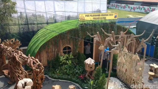 Rumah Hobbit Polres Blora Untuk Singgah Pemudik dan Arus Balik