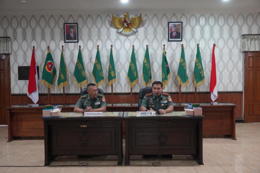 Sahli Pangdam IV/Diponegoro Kunjungi Makorem 071/Wijayakusuma