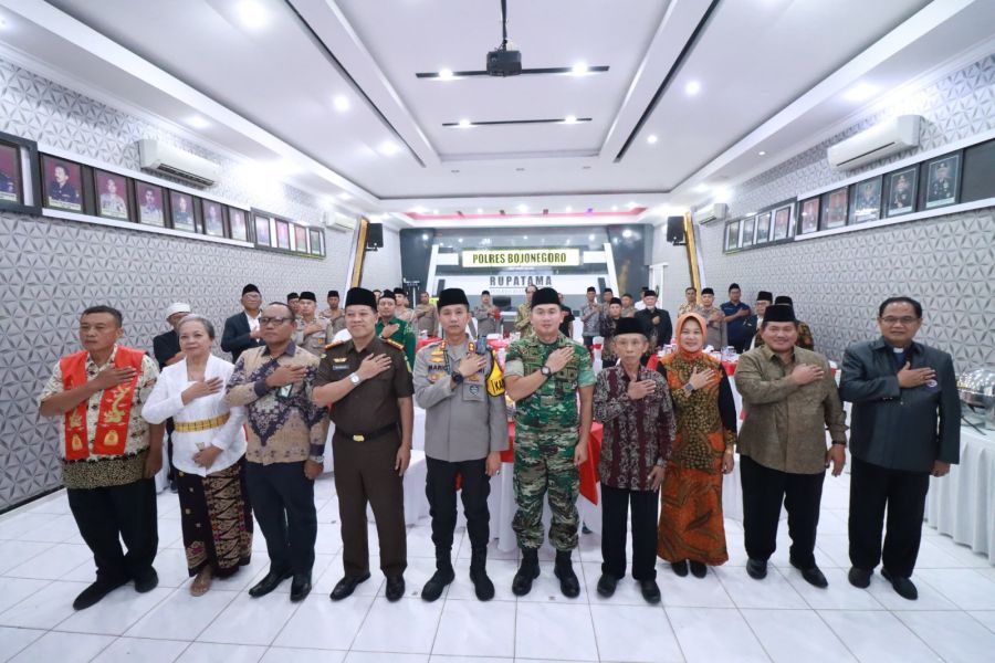 Sambut Hari Bhayangkara Ke-78, Polres Bojonegoro Gelar Do’a Bersama Lintas Agama