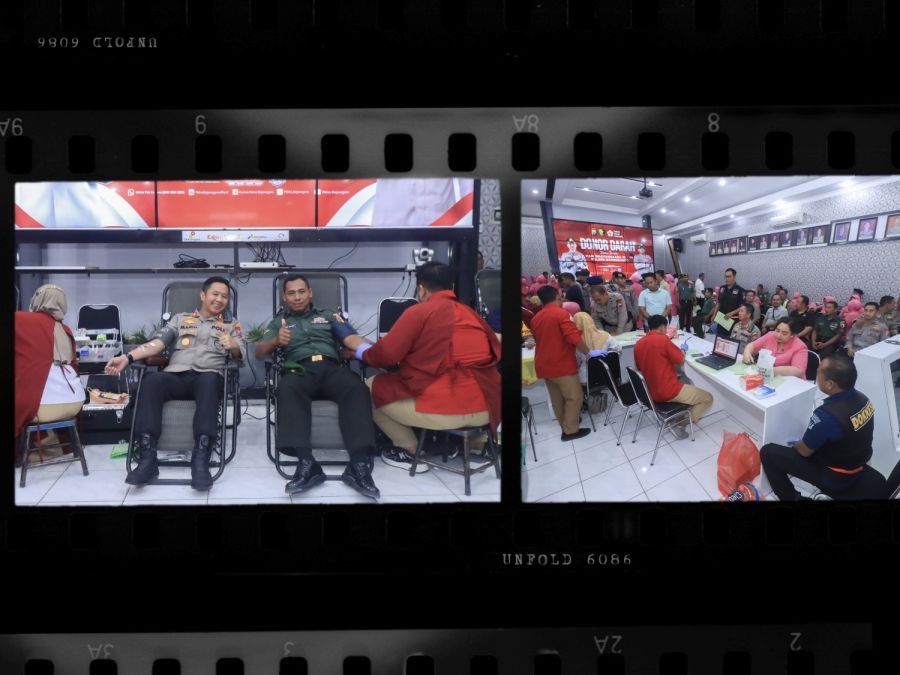 Sambut Hari Bhayangkara ke-79 Polres Bojonegoro Gelar Donor Darah