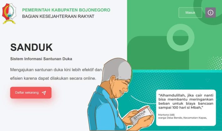 Santunan Duka dari Pemkab Bojonegoro Sanggat Membantu dan Dirasakan Manfaatnya Oleh Warga