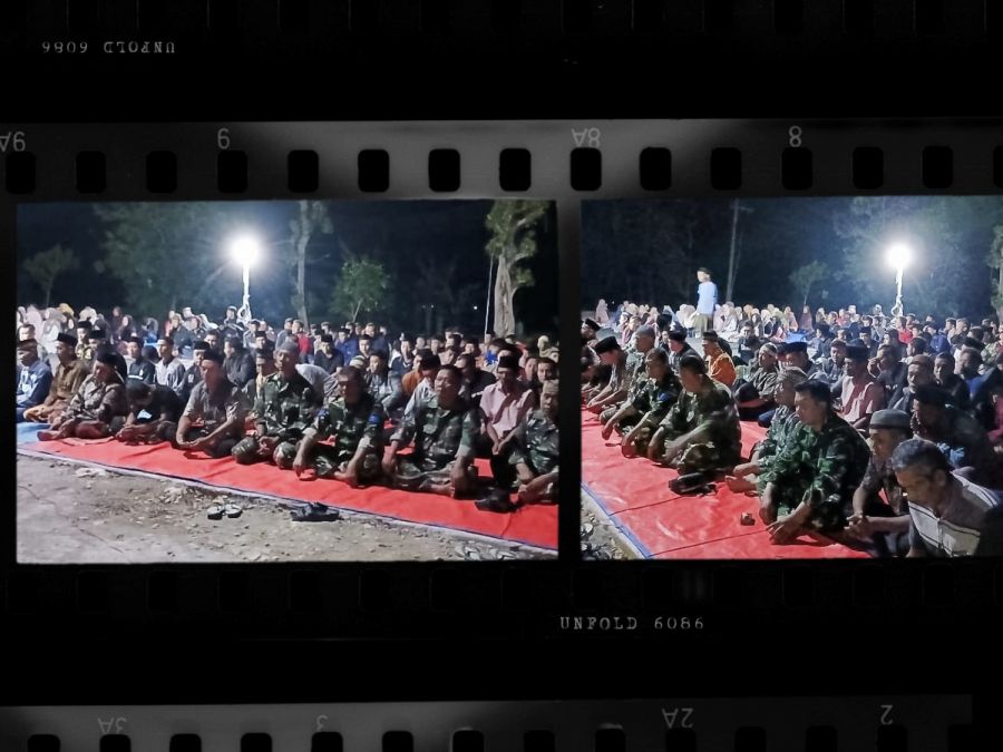 Satgas TMMD 125 Kodim 0813 Bojonegoro ikuti Doa Bersama HUT RI ke- 80