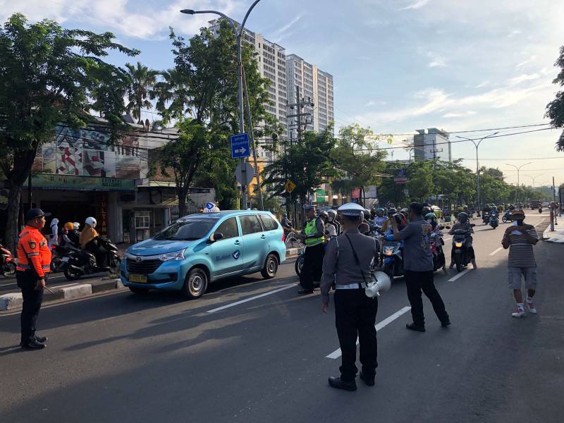 Satlantas Polres Gresik Gelar Operasi Keselamatan Semeru 2024