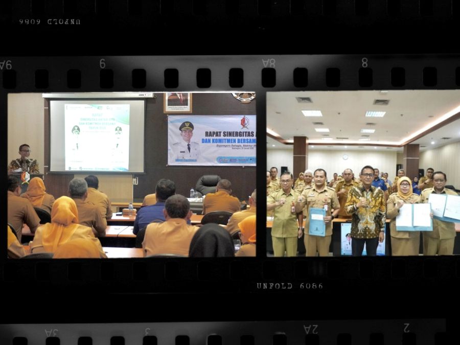 Satpol PP dan 19 OPD Lingkup Pemkab Bojonegoro Tandatangani Komitmen Sinergitas