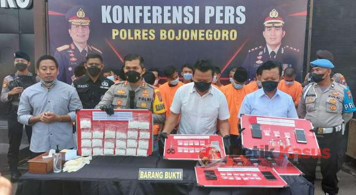Satreskoba Polres Bojonegoro Dengan Sigap Berhasil Ungkap dan Amankan Pelaku Peredaran Narkoba