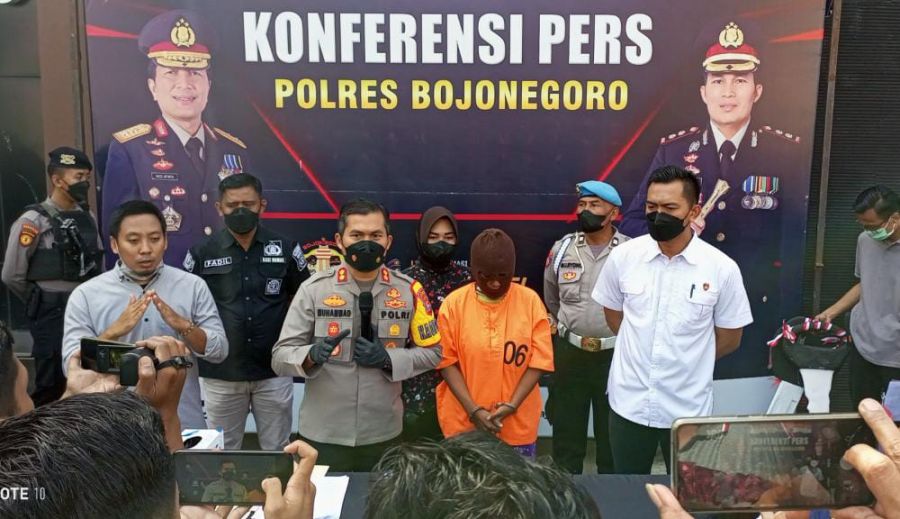 Satreskrim Polres Bojonegoro Amankan Pasutri Pelaku Pencurian