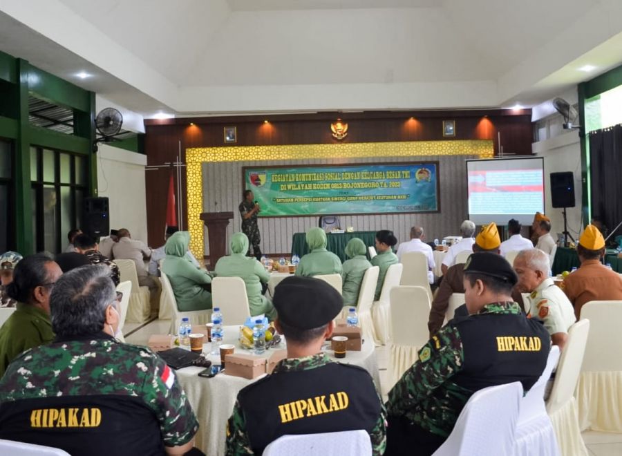 Satukan Persepsi Kuatkan Sinergi, Kodim 0813 Bojonegoro gelar Komsos dengan KBT