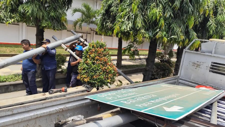 Sejumlah Sarana Prasarana Milik Dinas Perhubungan (Dishub) Mengalami Kerusakan