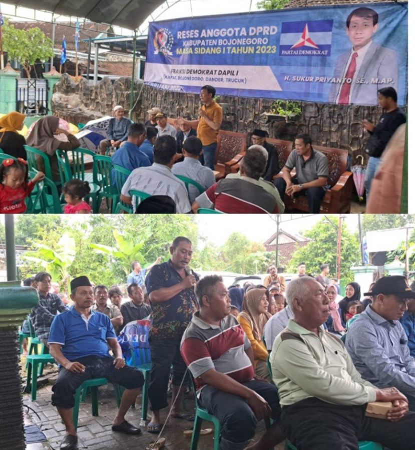 Serap Aspirasi Masyarakat, Sukur Priyanto Fraksi Demokrat Dapil 1 Gelar Reses Masa Sidang 1 TA  2023