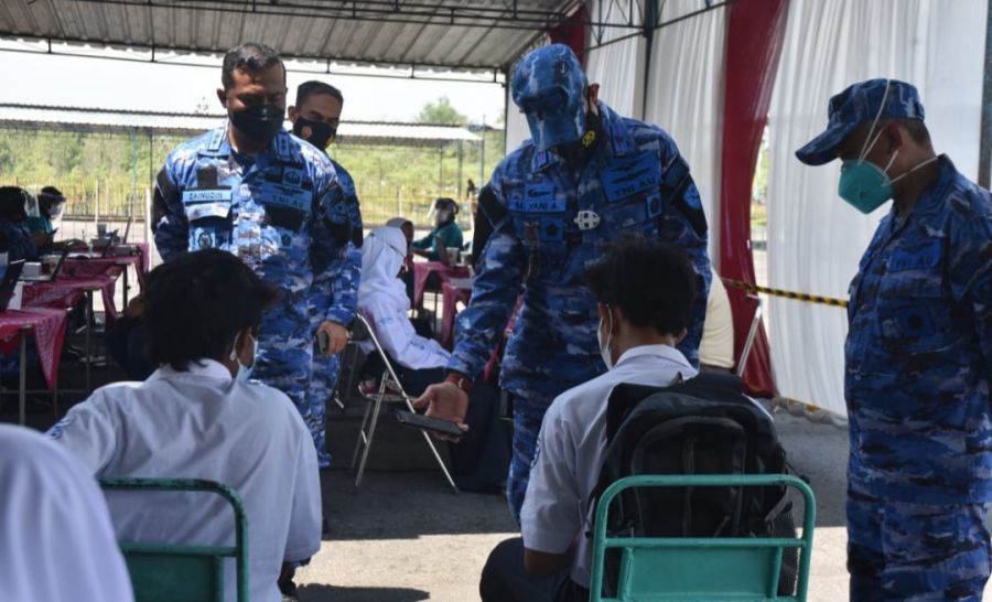 Serbuan Vaksinasi TNI AU Dosis 2 di Yogyakarta Mulai Digelar