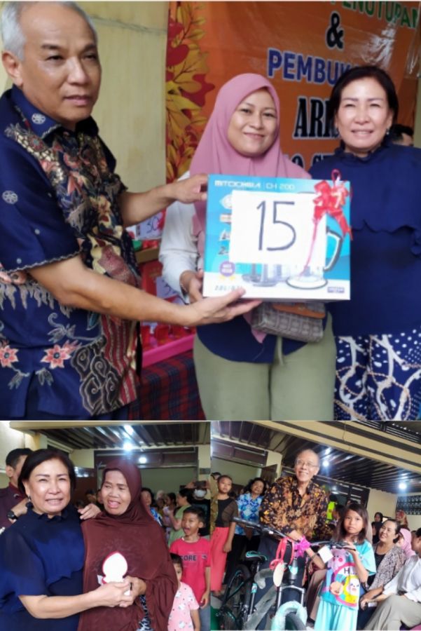 Seuntai Kasih Tangan Dingin Donatur Diarisan Posko Sejahtera Bojonegoro