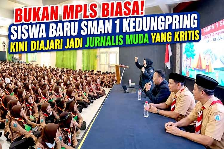 Siswa Baru SMAN 1 Kedungpring Kini Diajari Jadi Jurnalis Muda yang Kritis