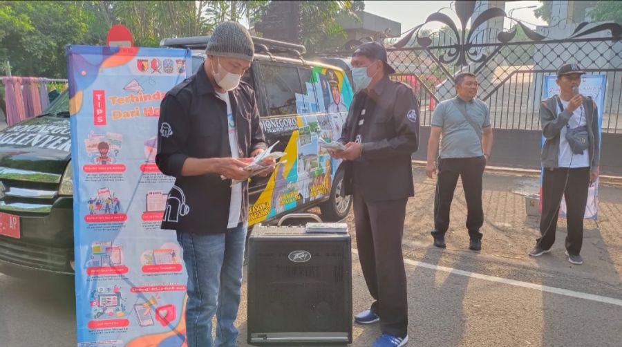 Sosialisasi Masif 6 Program Pemkab, Kominfo Bojonegoro Gelar Program Malowopati On Road