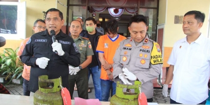 Spesialis Maling Tabung Gas Elpiji 3 Kg Berakhir di Gerujibesi