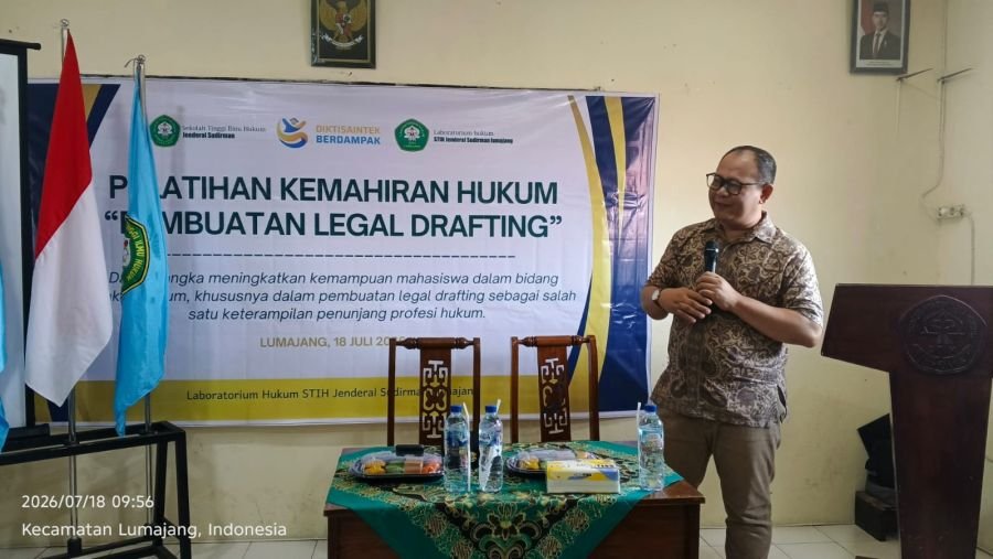 STIH Jenderal Sudirman Lumajang Gelar Pelatihan Legal Drafting, Bekali Mahasiswa Kemahiran Hukum