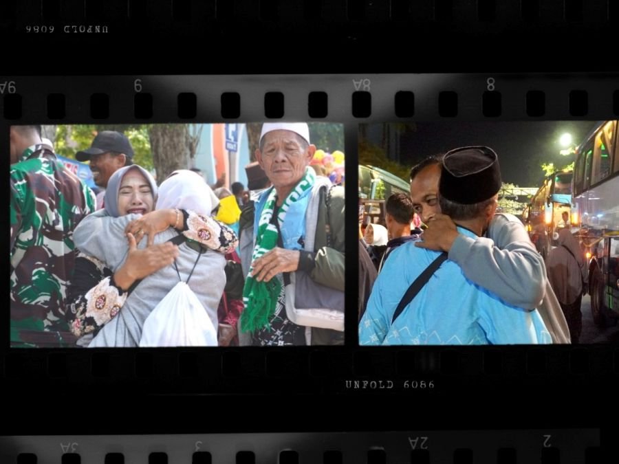 Suasana Penuh Haru Warnai Kedatangan Para Jamaah Haji  Bojonegoro