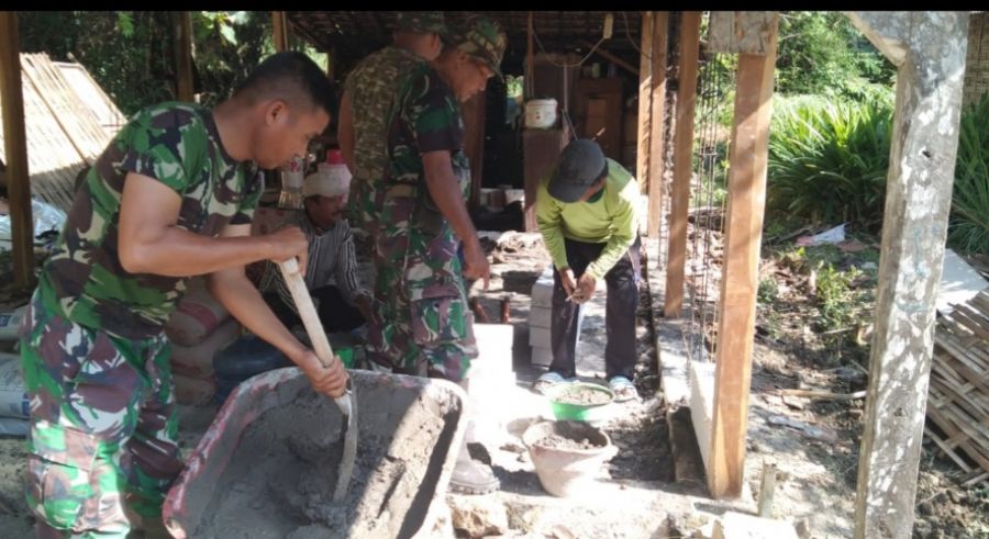Tahap Pertahapan Dalam Pembangunan RUTILAHU di Program Pra TMMD ke 114 Mulai Dikerjakan