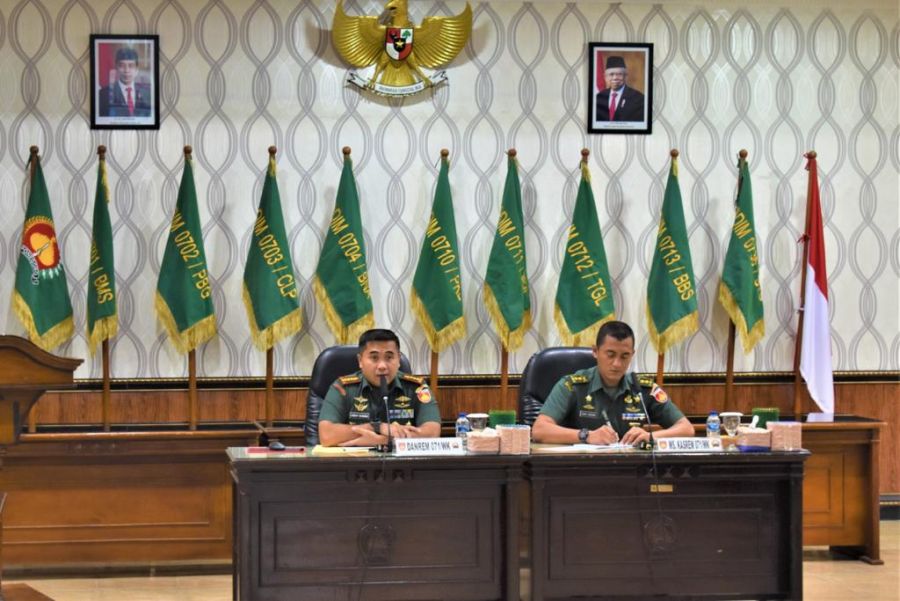 Terima Paparan Dansatgas TMMD 117 Banyumas, Ini Kata Danrem Wijayakusuma