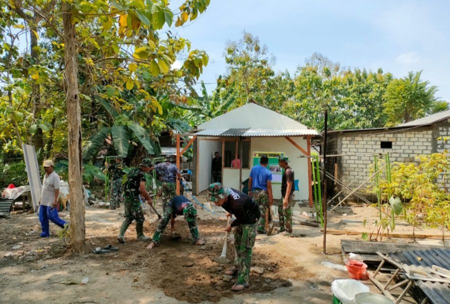 Terus Bersemangat Garap RTLH Tanpa Lelah 