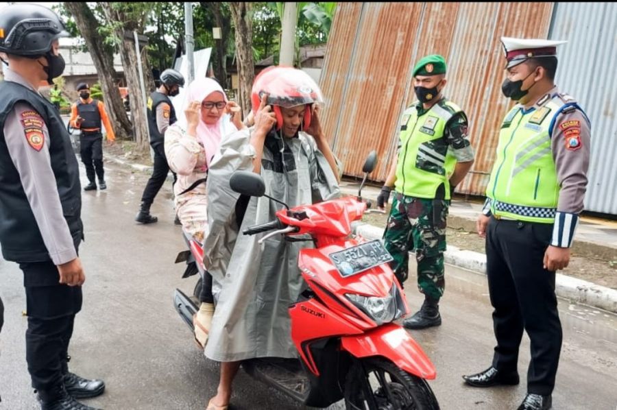 Tiga Pilar di Bojonegoro Terus Bergerak Memasifkan Operasi Kepatuhan Protokol Kesehatan